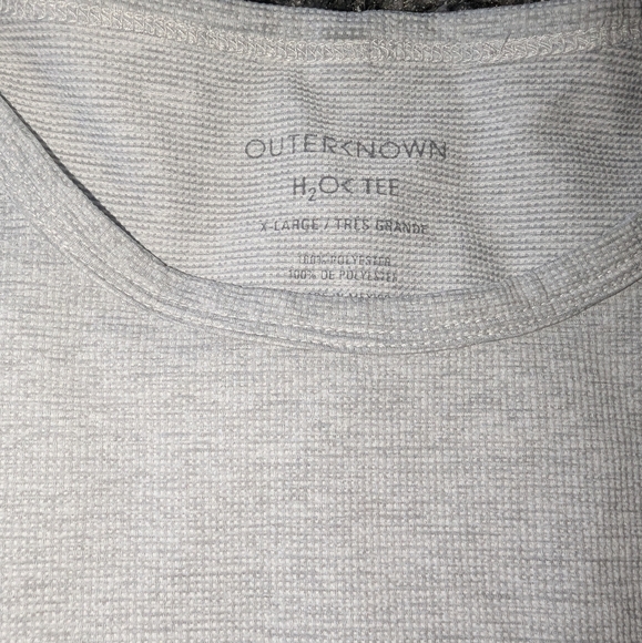 Outerknown Light Gray H2OK Long Sleeve - Picture 2 of 2